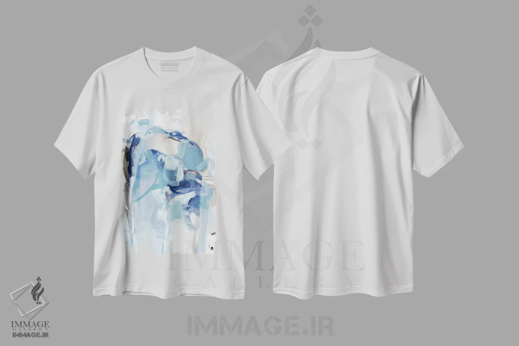 تیشرت سفید طرح دار جمعه شب II اثر کریستینا لانگ | فروشگاه ایماژ