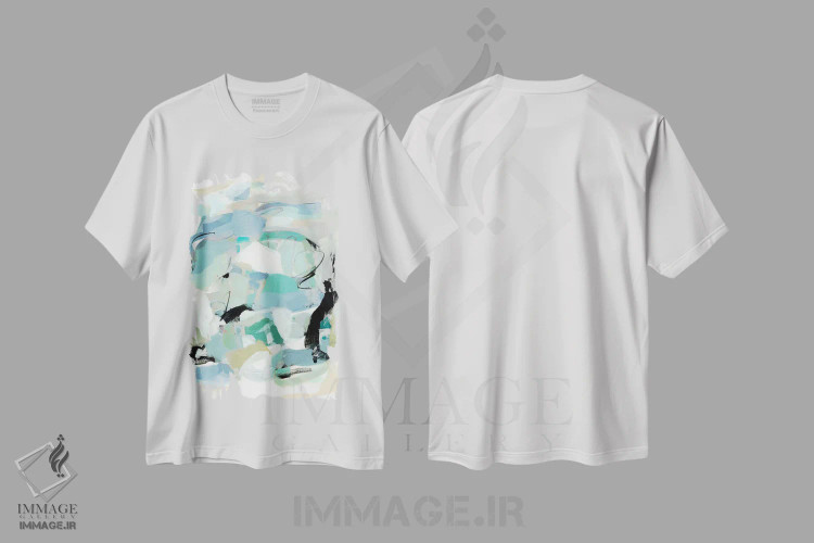 تیشرت سفید طرح دار بهار شیرین IV اثر کریستینا لانگ | immage.ir