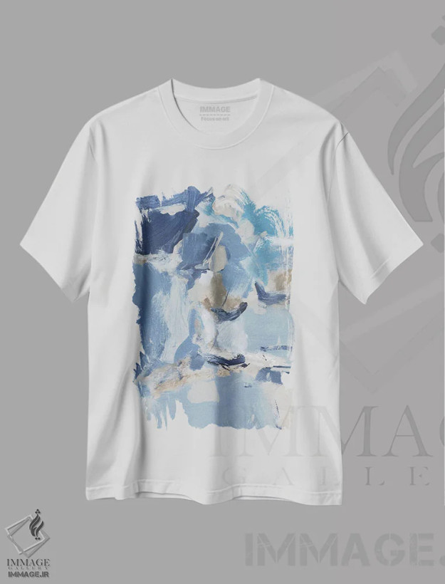 تیشرت سفید طرح دار آلاسکا I اثر کریستینا لانگ | فروشگاه ایماژ