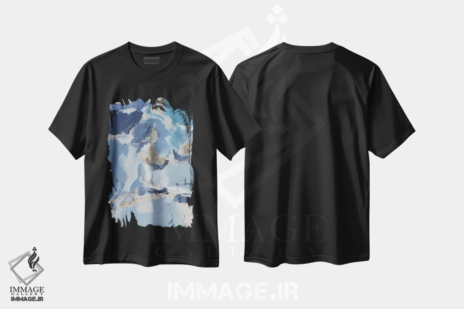 تیشرت مشکی طرح دار آلاسکا I اثر کریستینا لانگ | immage.ir