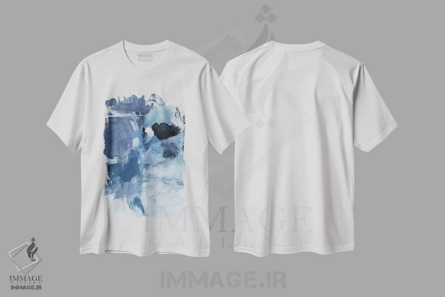 تیشرت سفید طرح دار شنا III اثر کریستینا لانگ | immage.ir