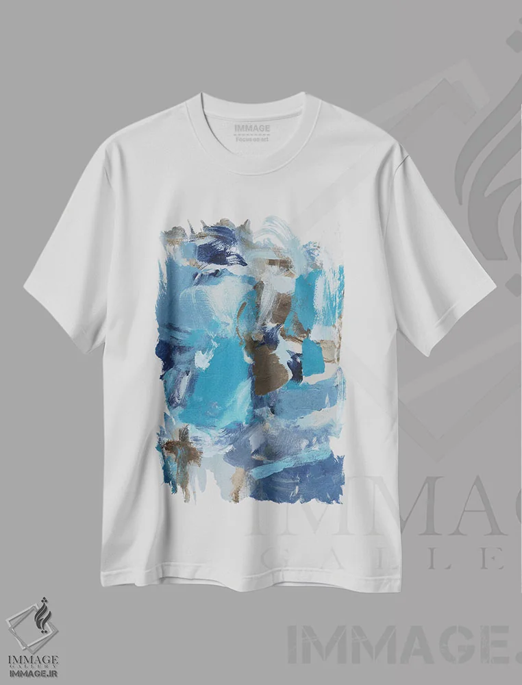 تیشرت سفید طرح دار دلفین I اثر کریستینا لانگ | فروشگاه ایماژ