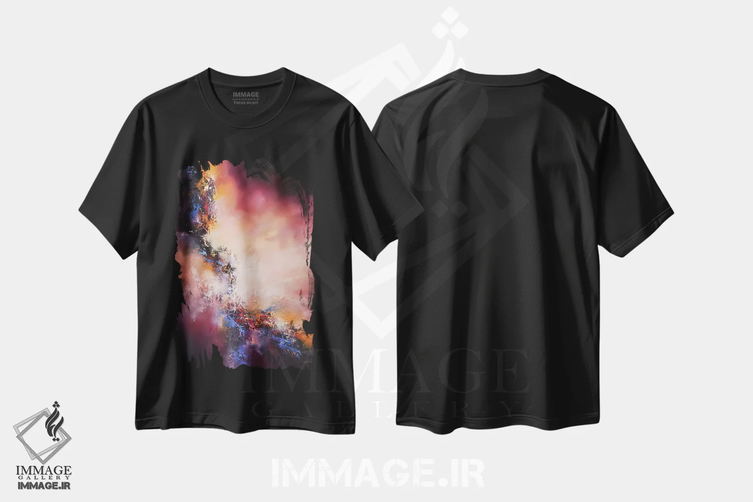 تیشرت مشکی طرح دار از میان همه ی شورها قوی ترین اثر کریستوفر لیتر | immage.ir