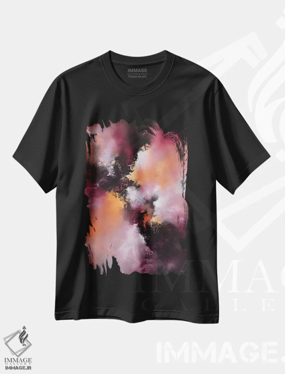 تیشرت مشکی طرح دار سکوت ابدی فضاهای بی نهایت اثر کریستوفر لیتر | immage.ir