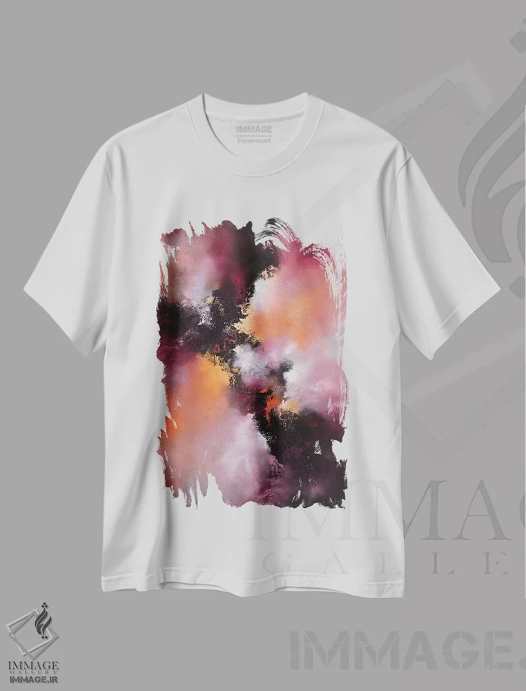 تیشرت سفید طرح دار سکوت ابدی فضاهای بی نهایت اثر کریستوفر لیتر | فروشگاه ایماژ