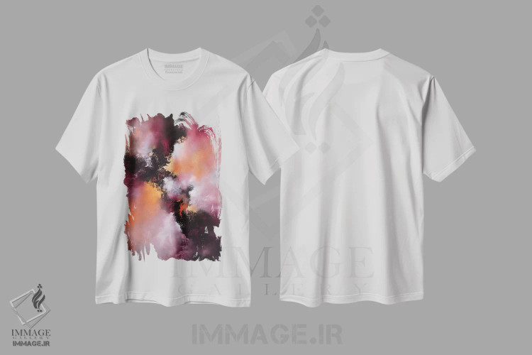 تیشرت سفید طرح دار سکوت ابدی فضاهای بی نهایت اثر کریستوفر لیتر | فروشگاه ایماژ