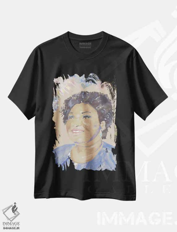 تیشرت مشکی طرح دار استیسی، دکور معاصر اثر کلر ویلسون | immage.ir