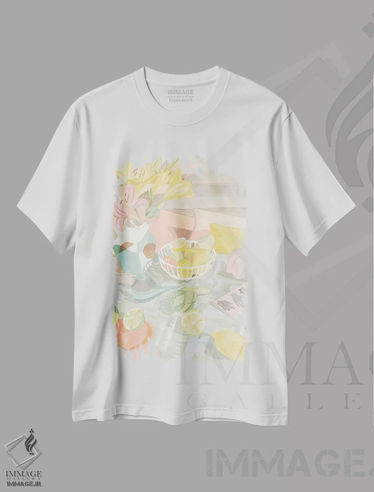 تیشرت سفید طرح دار باز هم من، دکور معاصر اثر کلر ویلسون | فروشگاه ایماژ