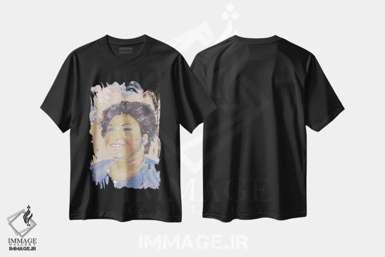 تیشرت مشکی طرح دار استیسی، دکور معاصر اثر کلر ویلسون | immage.ir