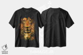 تیشرت مشکی طرح دار شیر و بره، هنر دیجیتال اثر کلودیا مک کینی | immage.ir