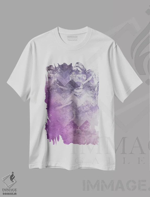 تیشرت سفید طرح دار رقاص سبز شماره سه، هنر دیجیتال اثر فایو بای فایو کالکتیو | immage.ir