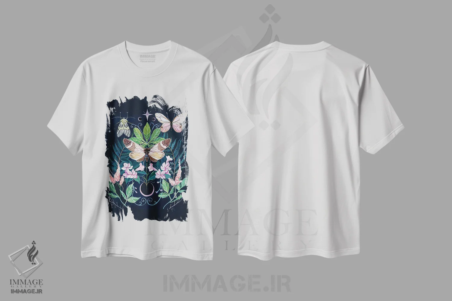 تیشرت سفید طرح دار ماه سیکادا، دکور معاصر اثر کلارا مک آلیستر | immage.ir