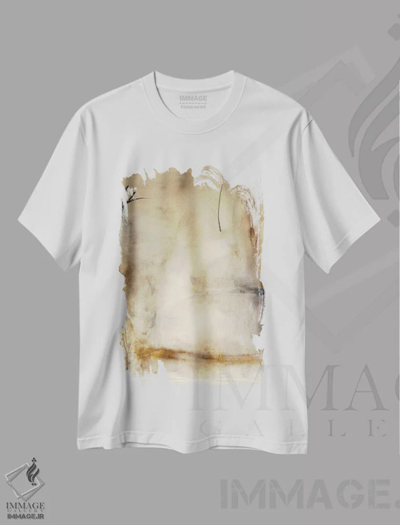 تیشرت سفید طرح دار ۱۱۵ اثر شانتال کوستو | فروشگاه ایماژ