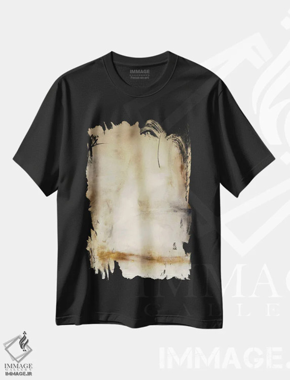 تیشرت مشکی طرح دار ۱۱۵ اثر شانتال کوستو | immage.ir