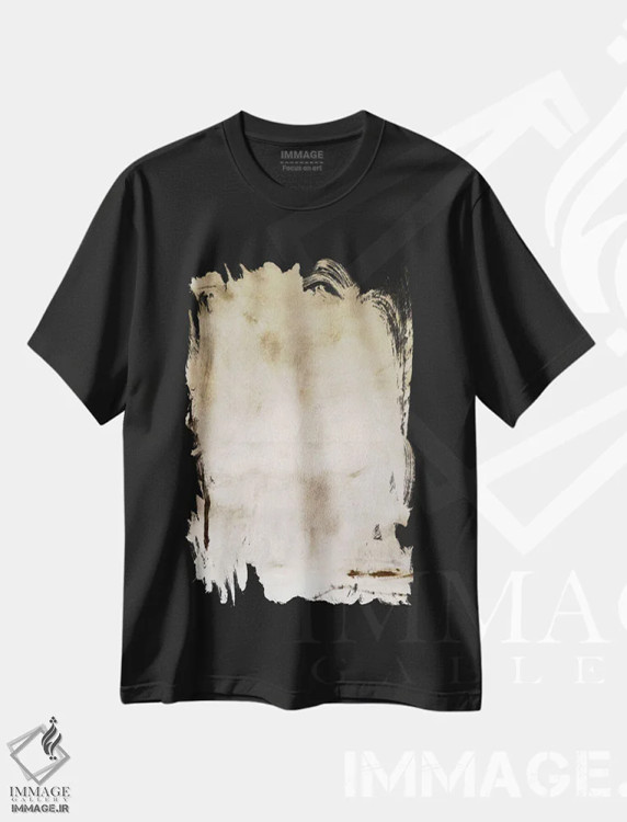 تیشرت مشکی طرح دار ۱۳۳ اثر شانتال کوستو | فروشگاه ایماژ