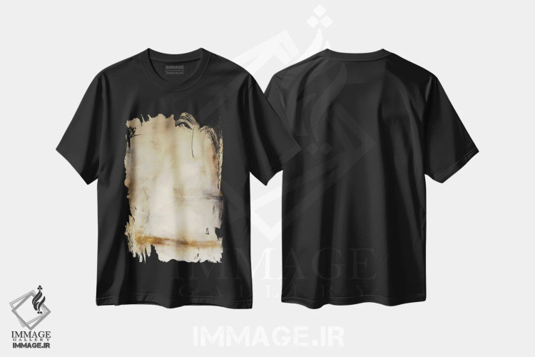 تیشرت مشکی طرح دار ۱۱۵ اثر شانتال کوستو | immage.ir