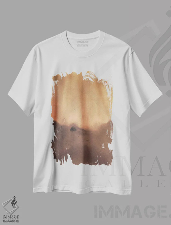 تیشرت سفید طرح دار ۷۶ اثر شانتال کوستو | فروشگاه ایماژ