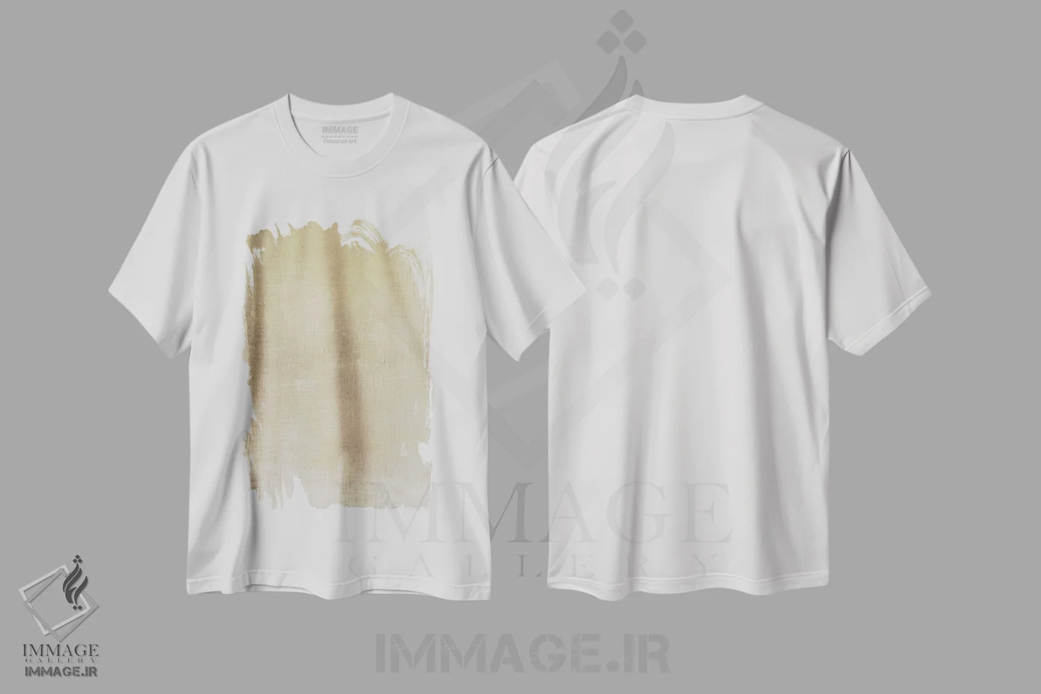 تیشرت سفید طرح دار ۵۷ اثر شانتال کوستو | immage.ir