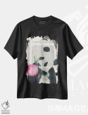 تیشرت مشکی طرح دار پاندا با آدامس بادکنکی اثر کوکو د پاریس | immage.ir