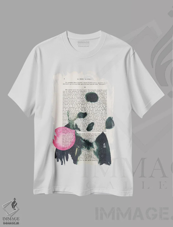 تیشرت سفید طرح دار پاندا با آدامس بادکنکی اثر کوکو د پاریس | فروشگاه ایماژ