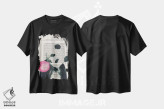 تیشرت مشکی طرح دار پاندا با آدامس بادکنکی اثر کوکو د پاریس | immage.ir