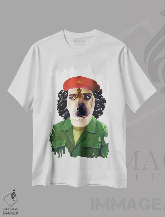 تیشرت سفید طرح دار چه گوارا اثر کوکو د پاریس | فروشگاه ایماژ