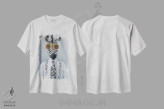 تیشرت سفید طرح دار گورخر شیک پوش اثر کوکو د پاریس | immage.ir
