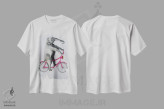 تیشرت سفید طرح دار فیل روی دوچرخه اثر کوکو د پاریس | immage.ir