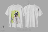 تیشرت سفید طرح دار بولداگ بازیکن بیسبال اثر کوکو د پاریس | immage.ir