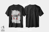 تیشرت مشکی طرح دار مهمانی گورخرها، مدیوم اثر کوکو د پاریس | immage.ir