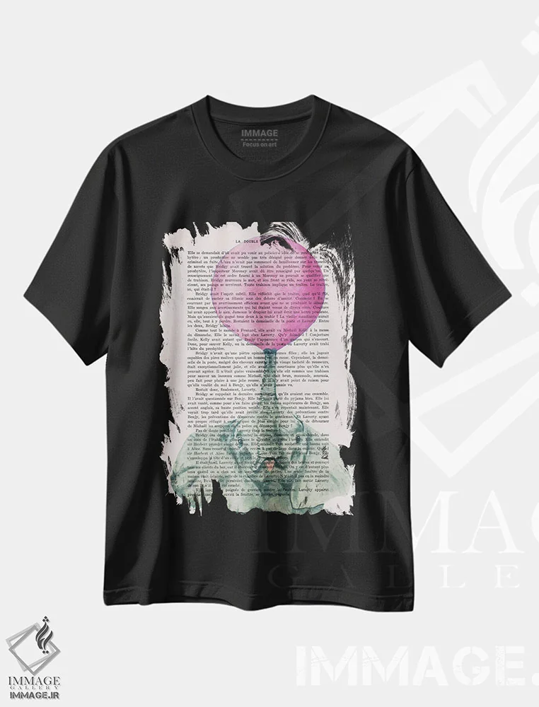 تیشرت مشکی طرح دار فیل با آدامس بادکنکی ۲، تزئینی اثر کوکو د پاریس | immage.ir