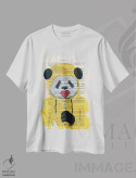 تیشرت سفید طرح دار پاندا با آبنبات چوبی ۲، تزئینی اثر کوکو د پاریس | immage.ir