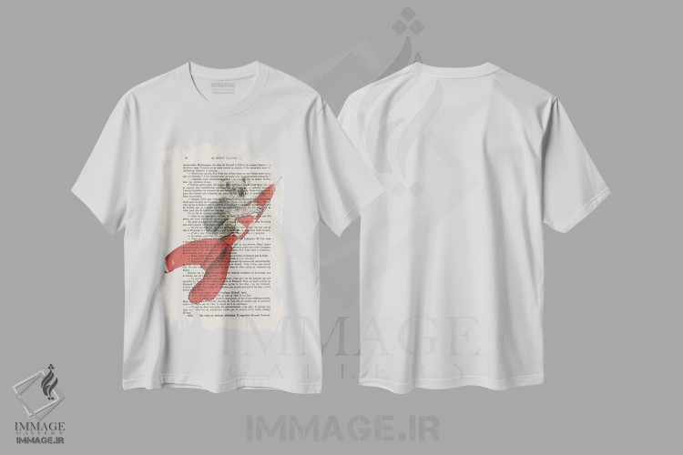 تیشرت سفید طرح دار خرس کوآلا در حال پرواز به سوی ماه، تزئینی اثر کوکو د پاریس | فروشگاه ایماژ