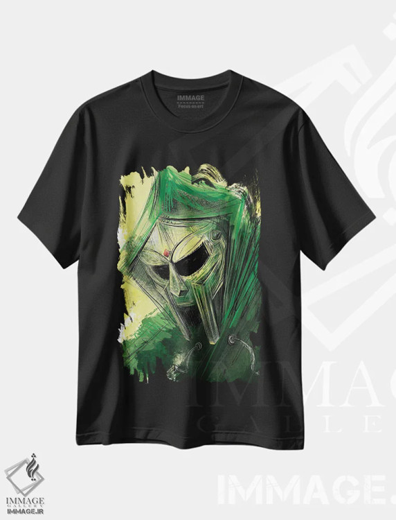 تیشرت مشکی طرح دار ام اف دوم، مدیوم اثر کریستین پانی آگوا | فروشگاه ایماژ