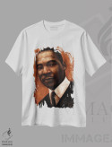 تیشرت سفید طرح دار مارتین لوتر کینگ جونیور، مدیوم اثر کریستین پانی آگوا | فروشگاه ایماژ