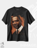 تیشرت مشکی طرح دار مارتین لوتر کینگ جونیور، مدیوم اثر کریستین پانی آگوا | immage.ir