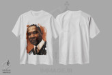 تیشرت سفید طرح دار مارتین لوتر کینگ جونیور، مدیوم اثر کریستین پانی آگوا | فروشگاه ایماژ