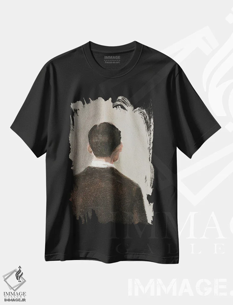 تیشرت مشکی طرح دار لحظه، دکور معاصر اثر شارلوت پی. | immage.ir
