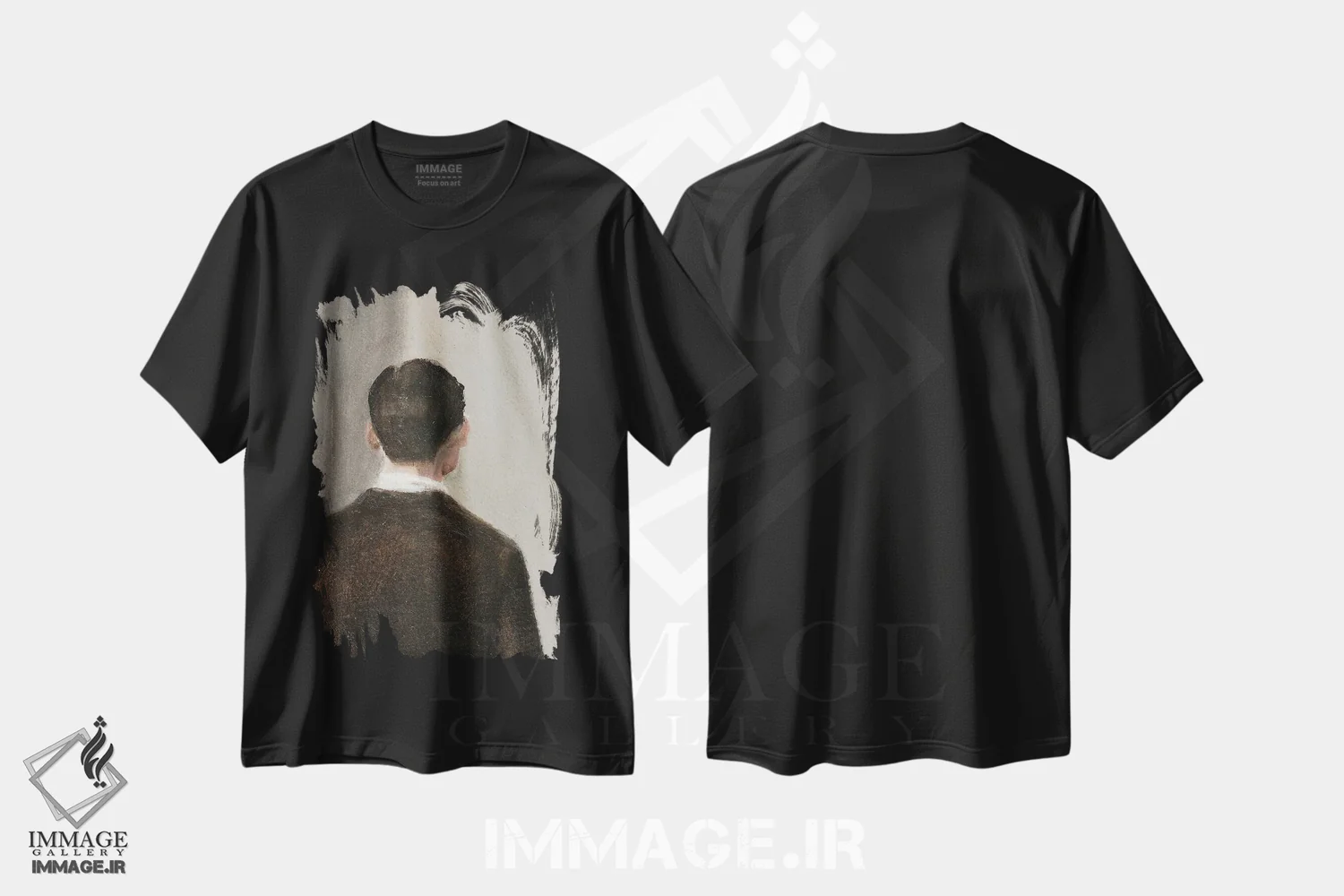 تیشرت مشکی طرح دار لحظه، دکور معاصر اثر شارلوت پی. | immage.ir