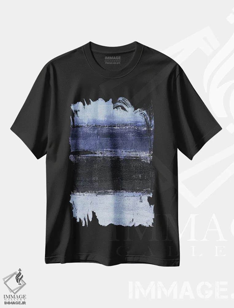 تیشرت مشکی طرح دار تشویق کردن اثر کارول لین تایس | فروشگاه ایماژ