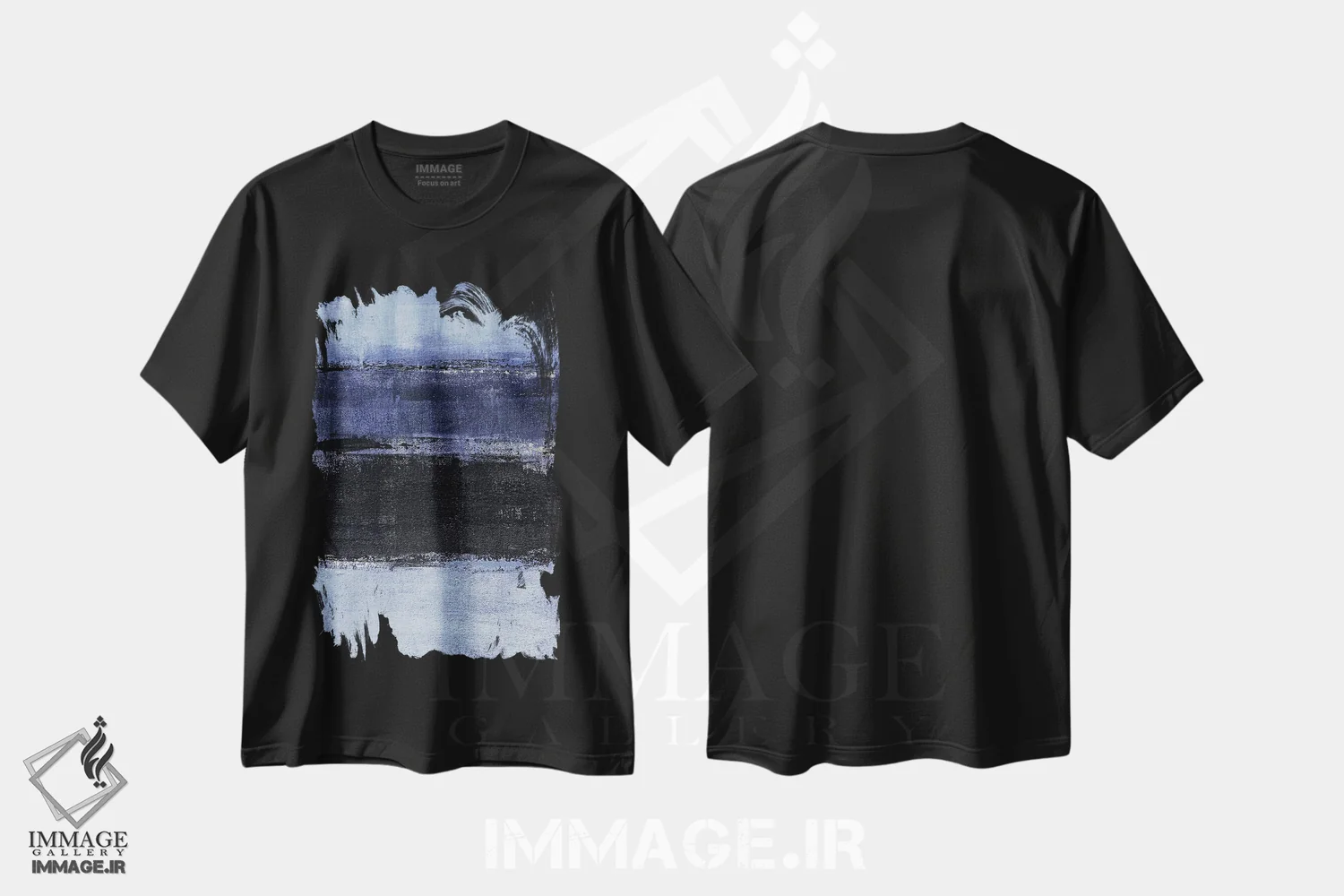 تیشرت مشکی طرح دار تشویق کردن اثر کارول لین تایس | فروشگاه ایماژ