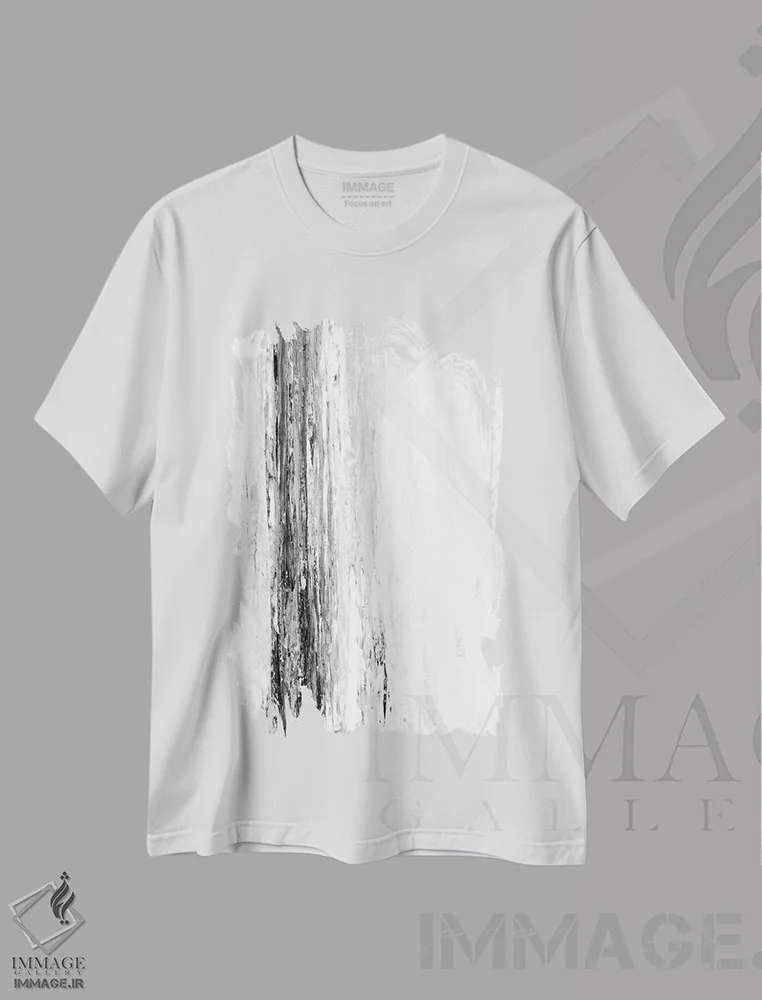 تیشرت سفید طرح دار یخچال طبیعی اثر کارول لین تایس | فروشگاه ایماژ