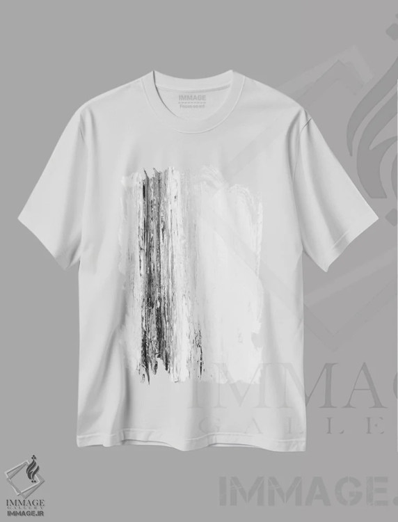 تیشرت سفید طرح دار یخچال طبیعی اثر کارول لین تایس | فروشگاه ایماژ
