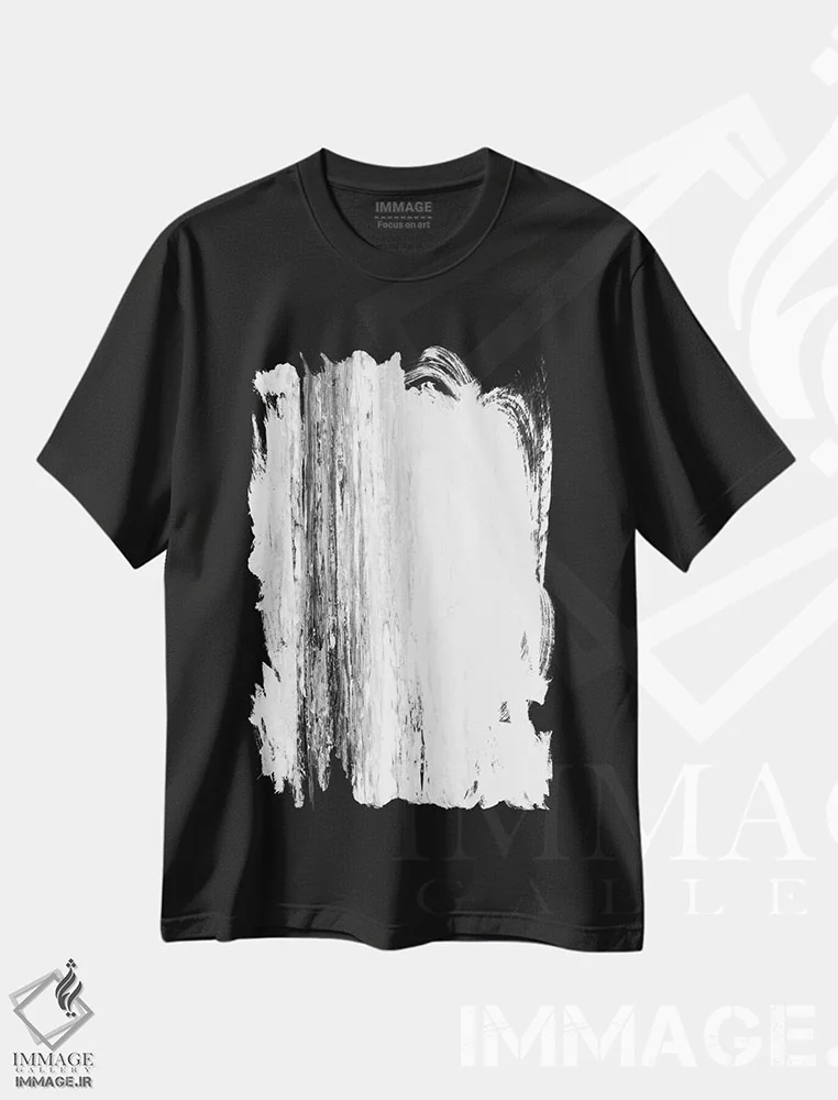 تیشرت مشکی طرح دار یخچال طبیعی اثر کارول لین تایس | immage.ir