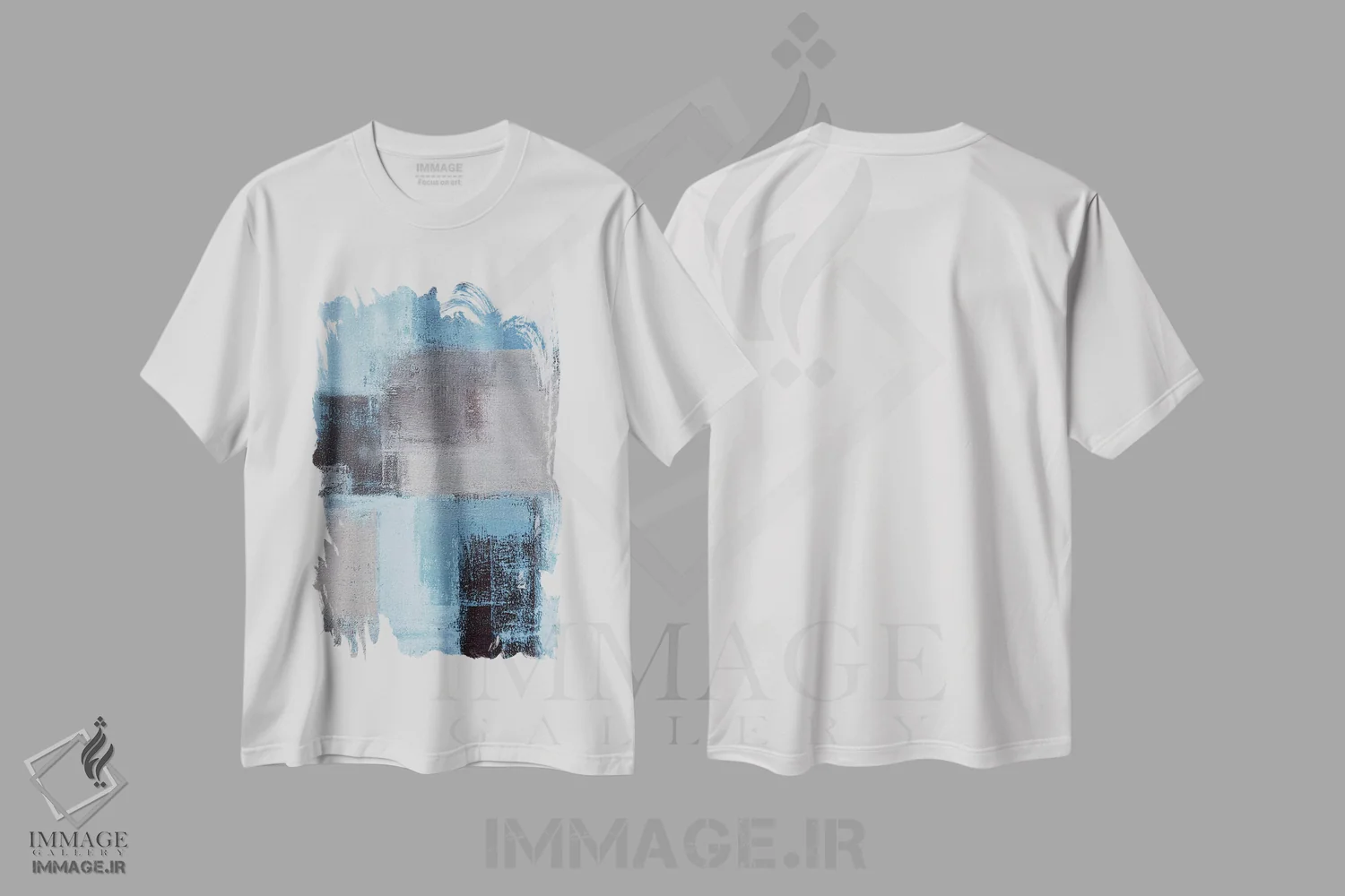 تیشرت سفید طرح دار تازه اثر کارول لین تایس | immage.ir