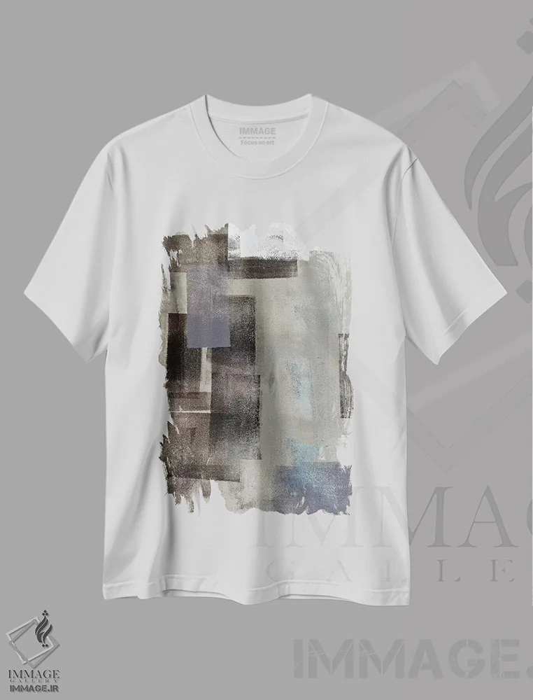 تیشرت سفید طرح دار آغاز کردن اثر کارول لین تایس | immage.ir