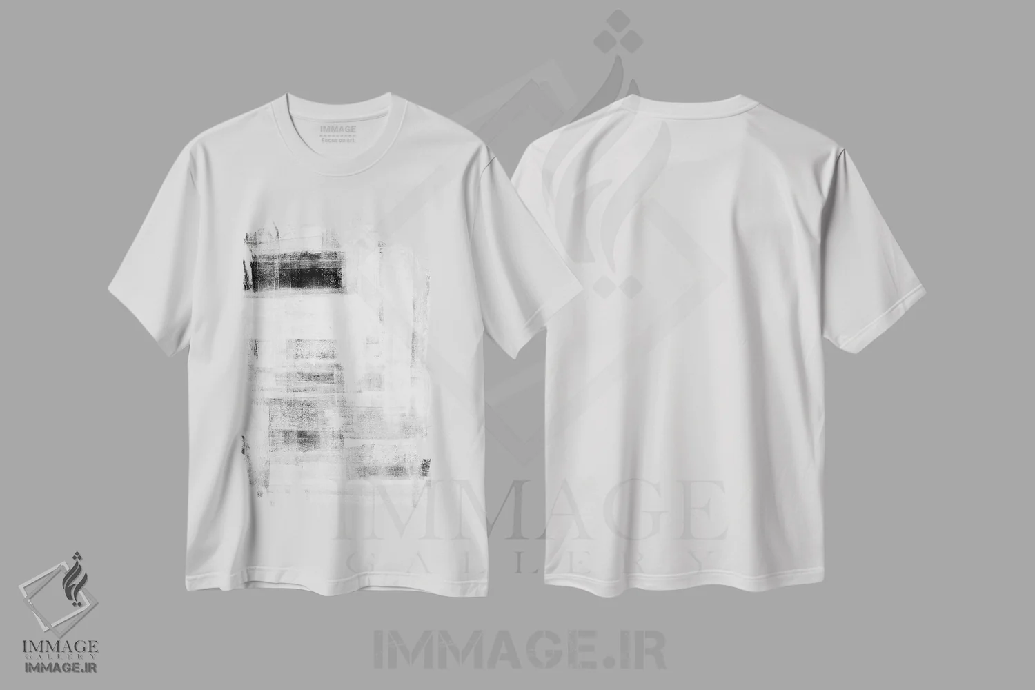 تیشرت سفید طرح دار درخور غار مردانه اثر کارول لین تایس | immage.ir