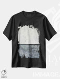 تیشرت مشکی طرح دار غرق شدن اثر کارول لین تایس | immage.ir