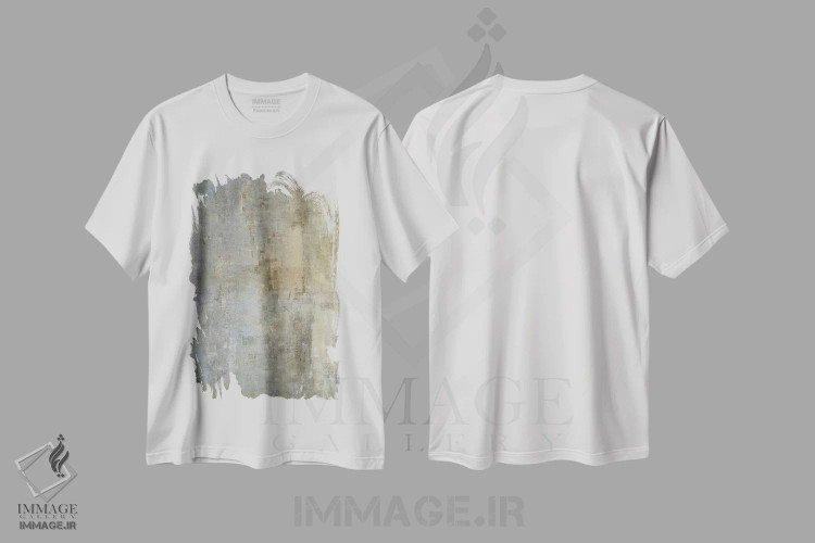 تیشرت سفید طرح دار نادیده گرفته شده اثر کارول لین تایس | immage.ir