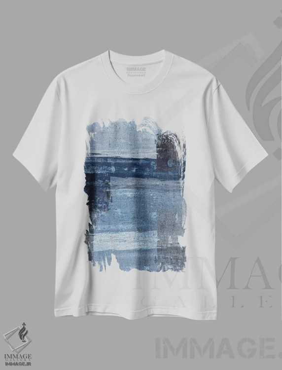 تیشرت سفید طرح دار جفت عالی اثر کارول لین تایس | immage.ir